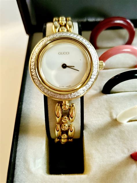 gucci bezel watch 1100|gucci watches vintage.